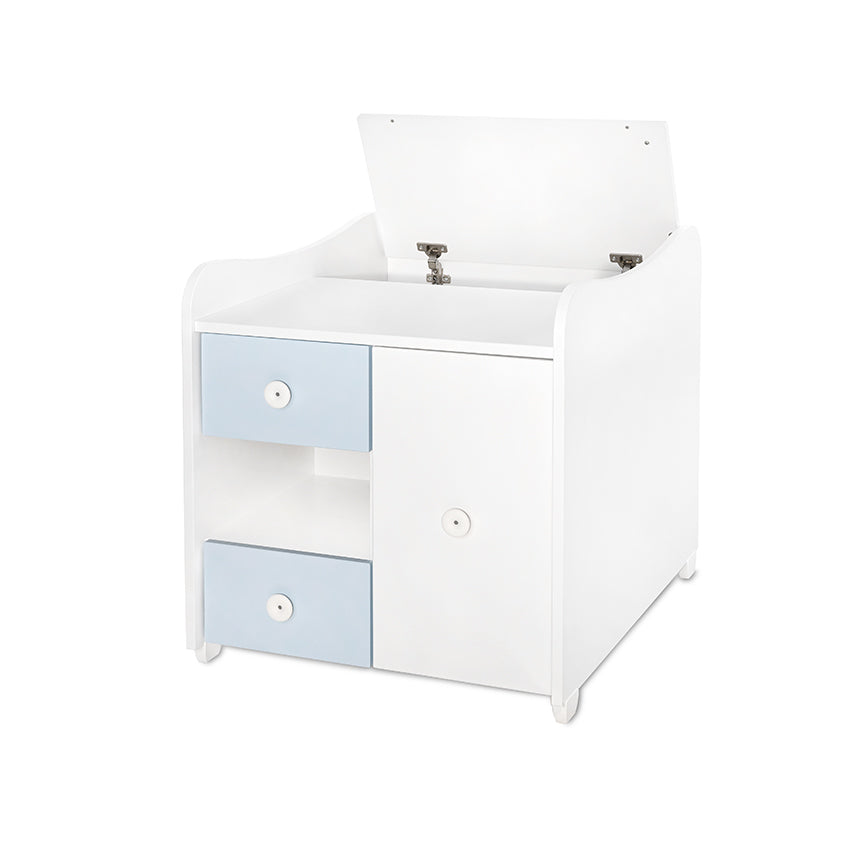 Легло Minimax New 190 72 Цвят Бяло Baby Blue Lorelli Classic