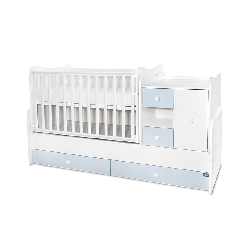 Легло Minimax New 190 72 Цвят Бяло Baby Blue Lorelli Classic