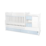 Легло Minimax New 190 72 Цвят Бяло Baby Blue Lorelli Classic