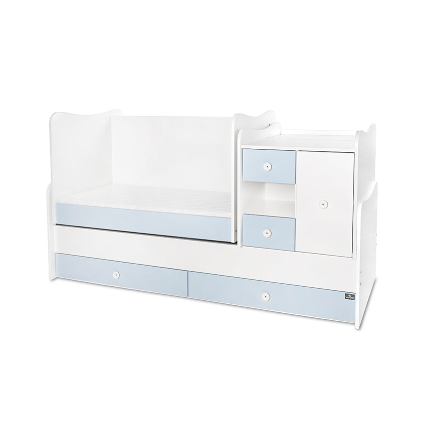 Легло Minimax New 190 72 Цвят Бяло Baby Blue Lorelli Classic