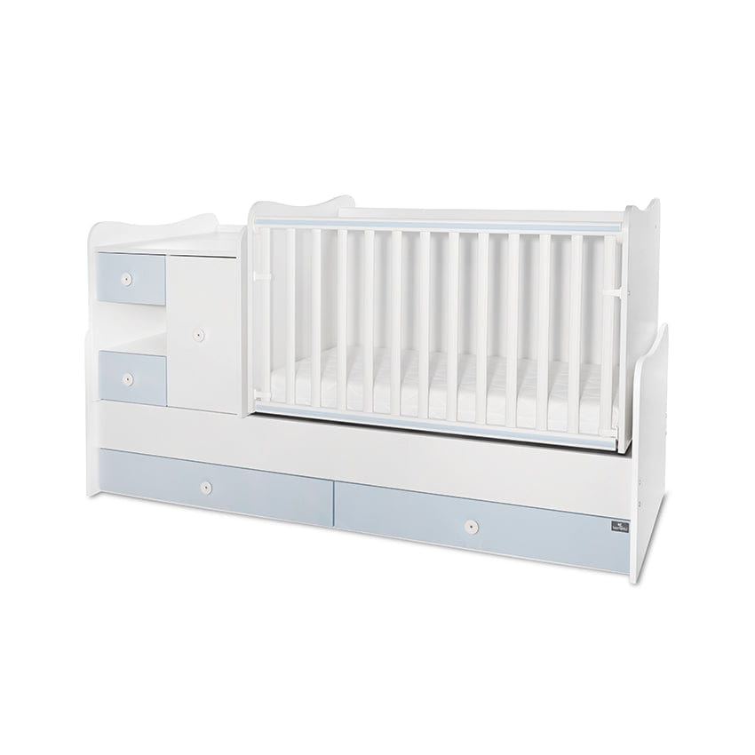 Pat Minimax New 190/72 Culoare Alb/Albastru Baby