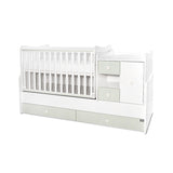 Легло Minimax New 190 72 Цвят Бяло Milky Green Lorelli Classic