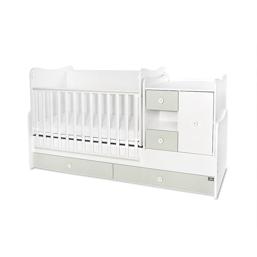 Pat Minimax New 190/72 Culoare Alb/Verde Lăptos