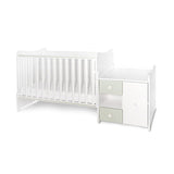 Pat Minimax New 190/72 Culoare Alb/Verde Lăptos