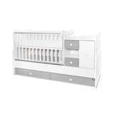 Легло Minimax New 190 72 Цвят Бяло Stone Grey Lorelli Classic