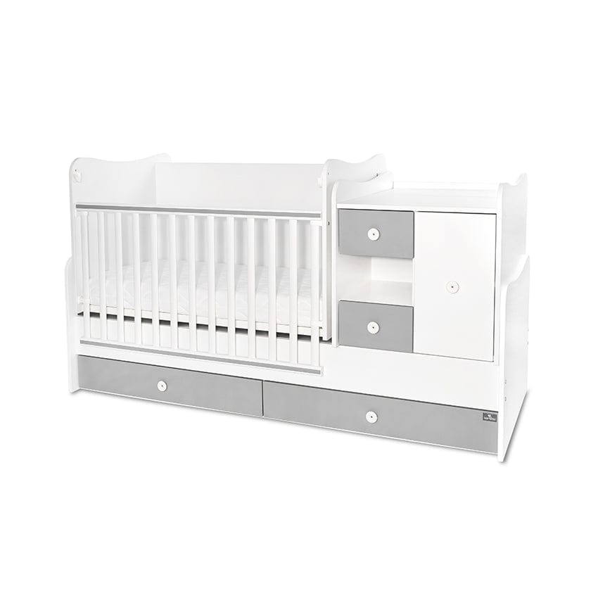Легло Minimax New 190 72 Цвят Бяло Stone Grey Lorelli Classic
