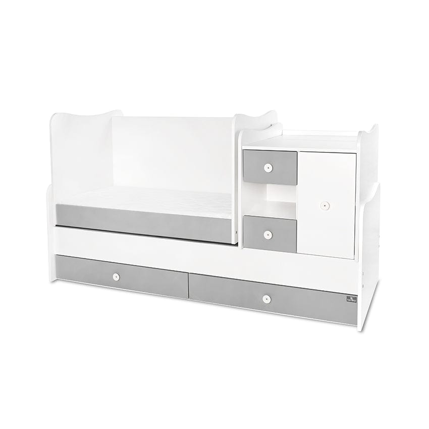 Легло Minimax New 190 72 Цвят Бяло Stone Grey Lorelli Classic