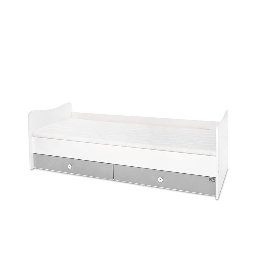 Легло Minimax New 190 72 Цвят Бяло Stone Grey Lorelli Classic