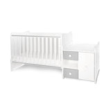 Легло Minimax New 190 72 Цвят Бяло Stone Grey Lorelli Classic