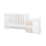 Pat Minimax 190/72 Culoare Alb/Stejar Deschis Nou