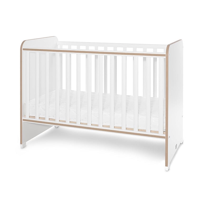 Легло Sweet Dream60/120 Цвят Бяло/Кехлибар