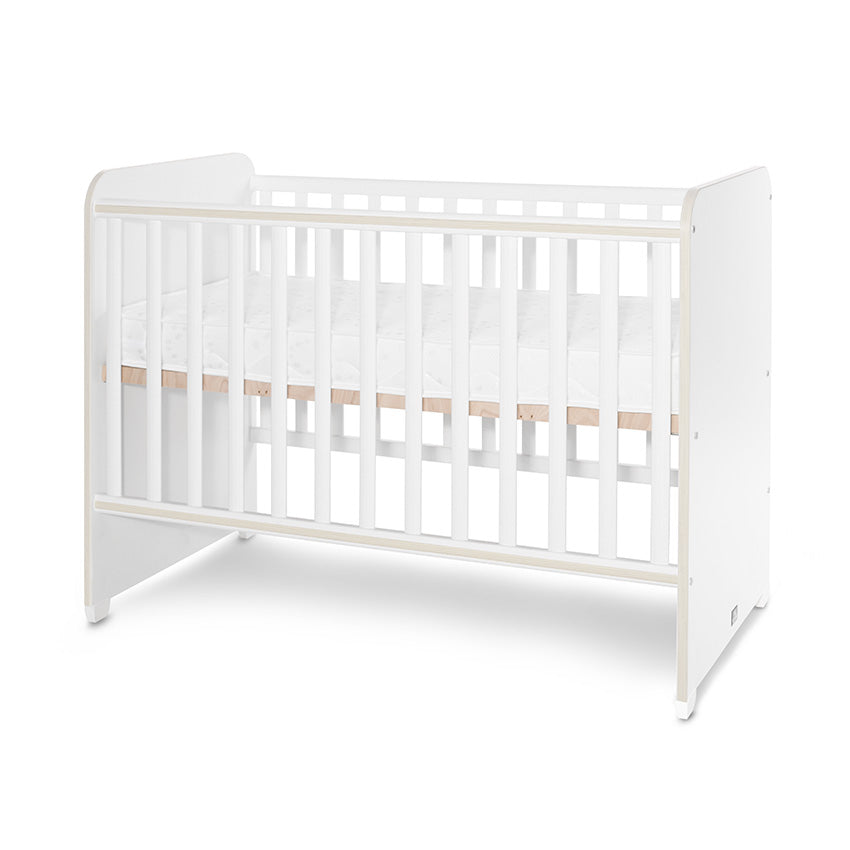 Легло Sweet Dream 60 120 Цвят Бяло Светъл Дъб Lorelli Classic