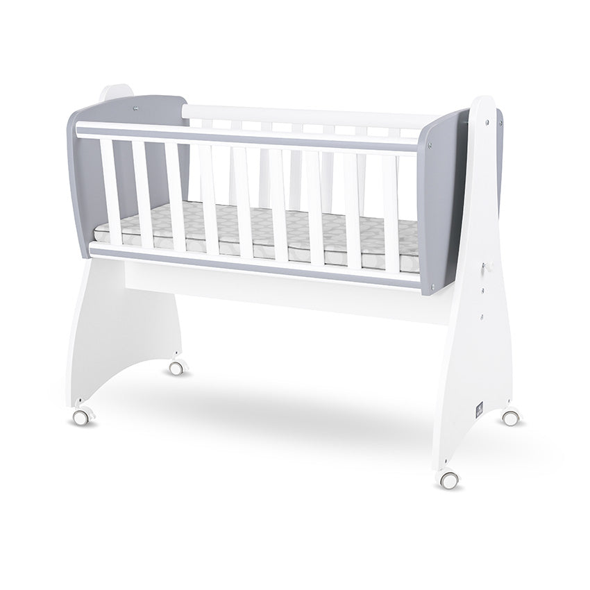 Lorelli Classic First Dreams bölcső, fehér-Stone Grey New
