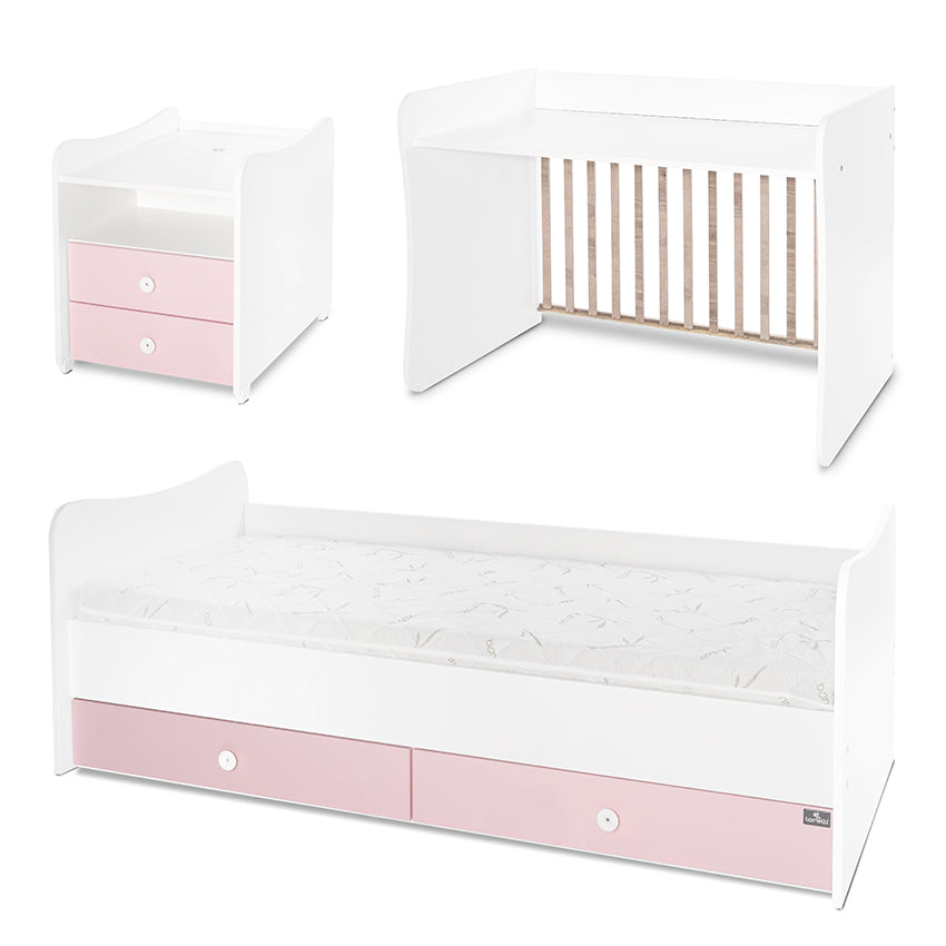 Легло Combo 172 72 Бяло Orchid Pink Lorelli Classic