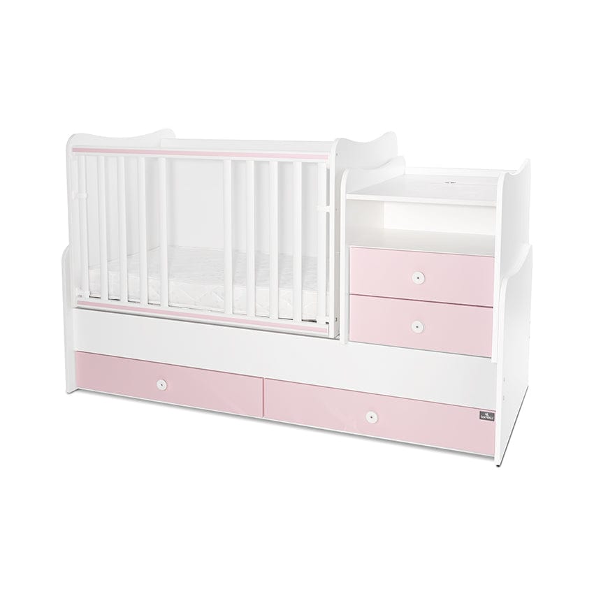 Pat combinat 172/72 Alb/Roz Orhidee