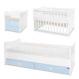 Легло Combo 172 72 Бяло Baby Blue Lorelli Classic