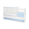 Легло Combo 172 72 Бяло Baby Blue Lorelli Classic