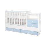 Легло Combo 172 72 Бяло Baby Blue Lorelli Classic