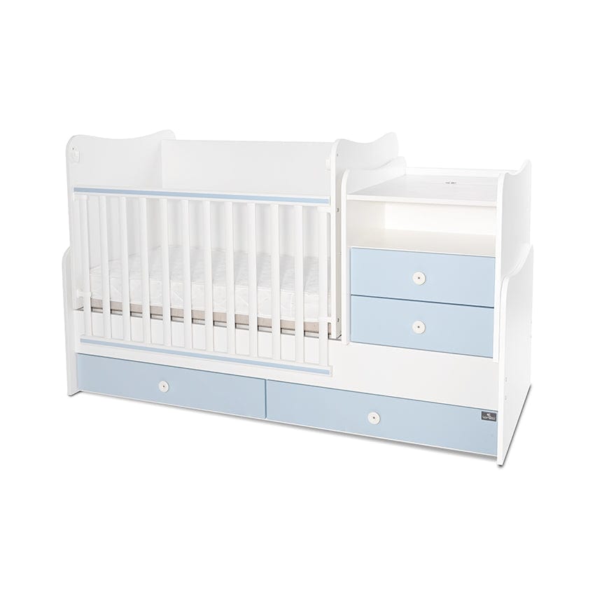 Легло Combo 172 72 Бяло Baby Blue Lorelli Classic