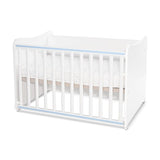 Pat combinat 172/72 Alb/Albastru bebeluș