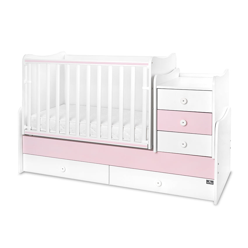 Легло Maxi Plus New 70 160 Бяло Orchid Pink 3box Lorelli Classic