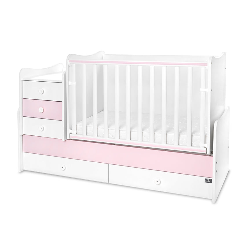 Легло Maxi Plus New 70 160 Бяло Orchid Pink 3box Lorelli Classic
