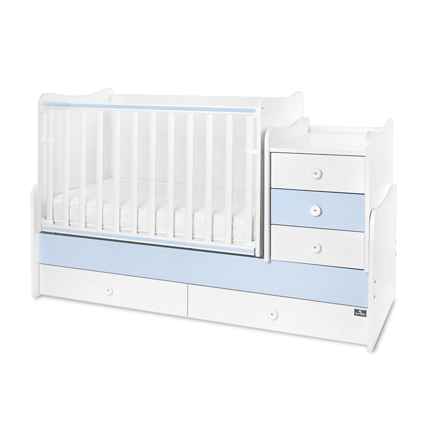 Легло Maxi Plus New 70 160 Бяло Baby Blue 3box Lorelli Classic