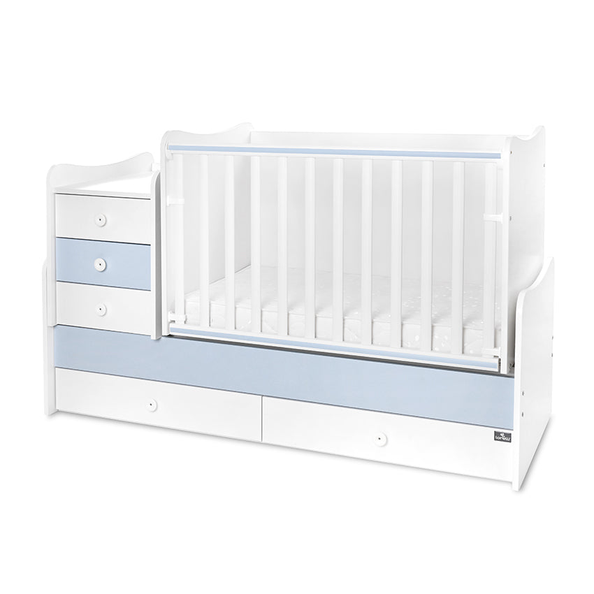 Легло Maxi Plus New 70 160 Бяло Baby Blue 3box Lorelli Classic