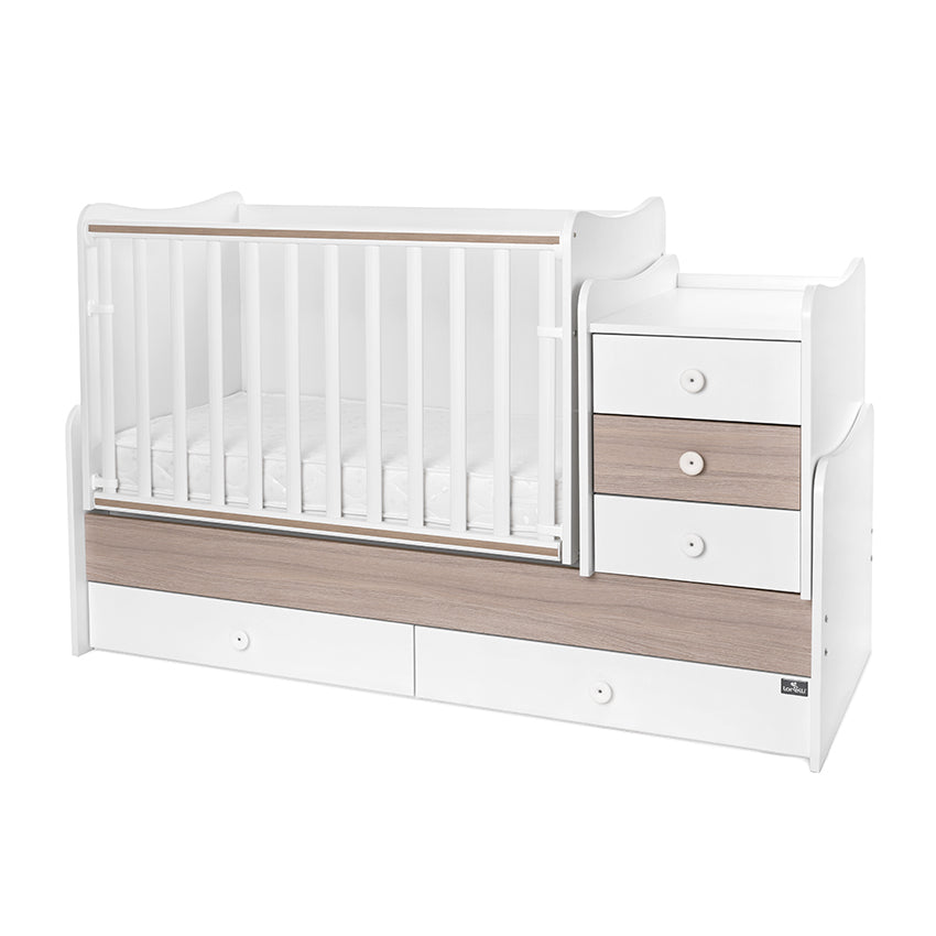Легло Maxi Plus New 70 160 Бяло Кехлибар 3box Lorelli Classic