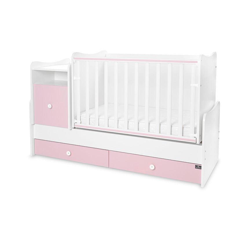 Легло Trend Plus 70 160 Цвят Бяло Orchid Pin 3box Lorelli Classic