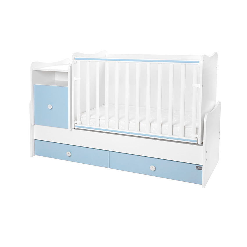 Легло Trend Plus 70 160 Цвят Бяло Baby Blue 3box Lorelli Classic