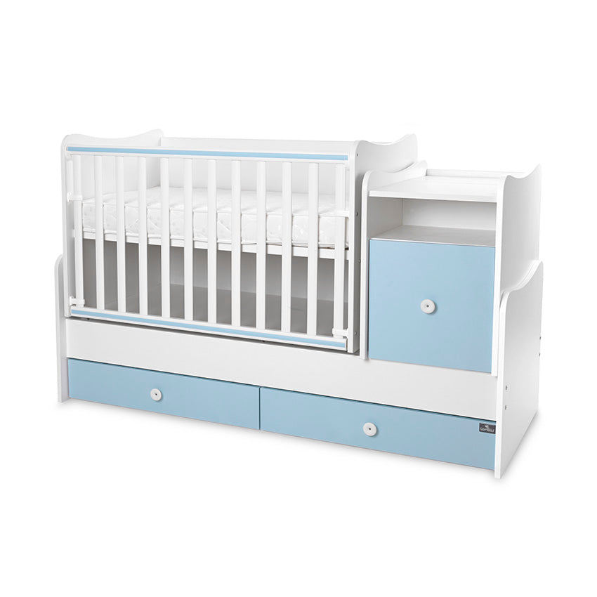 Легло Trend Plus 70 160 Цвят Бяло Baby Blue 3box Lorelli Classic