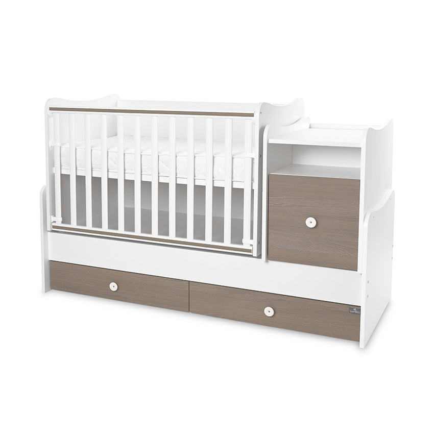 Легло Trend Plus New 70 160 Цвят Бяло Кафе 3box Lorelli Classic