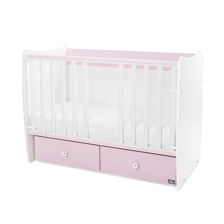 Легло Matrix New 60 120 Бяло Orchid Pink 2box Lorelli Classic