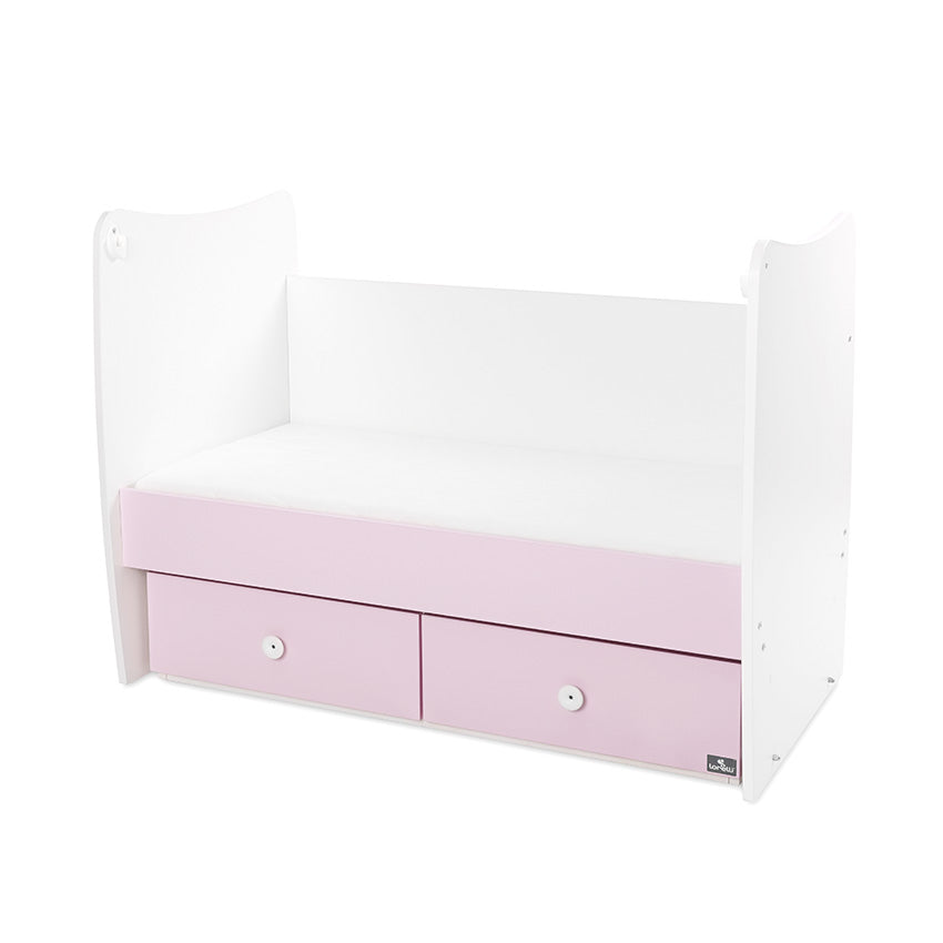 Легло Matrix New 60 120 Бяло Orchid Pink 2box Lorelli Classic