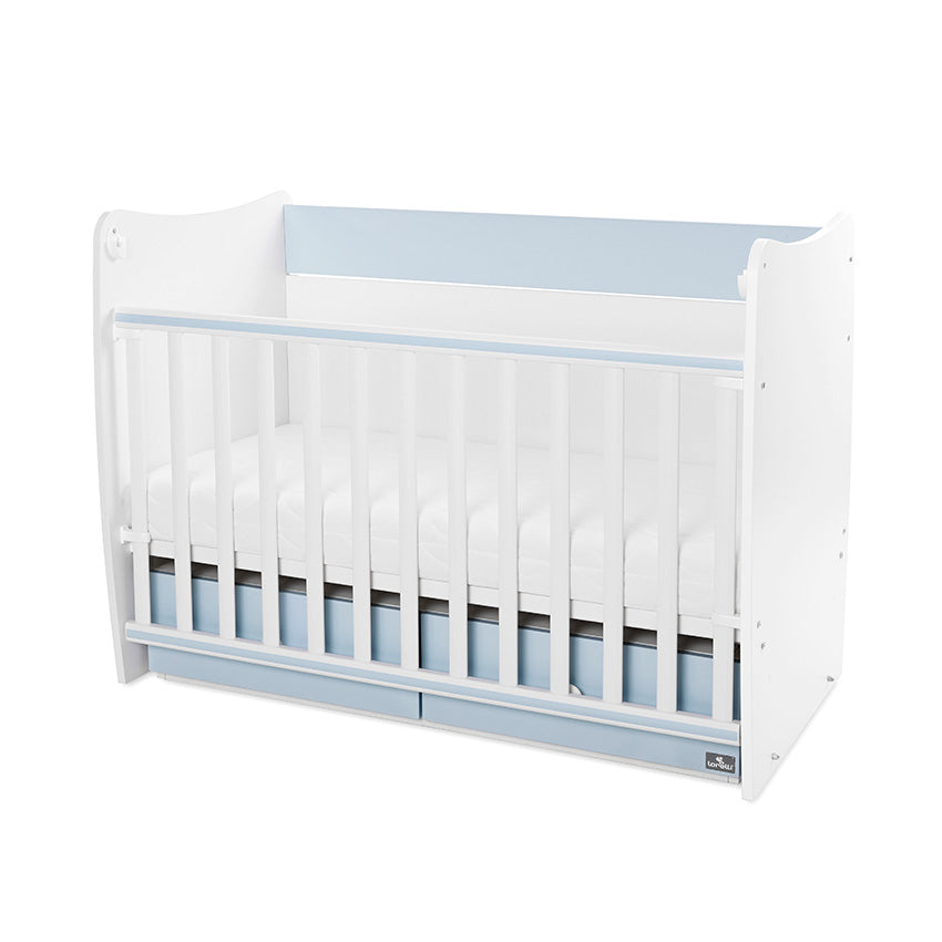 Легло Matrix New 60 120 Бяло Baby Blue 2box Lorelli Classic
