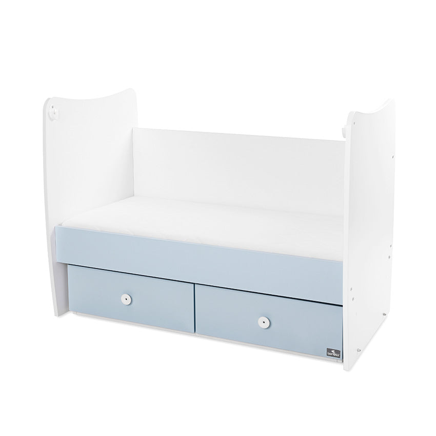 Легло Matrix New 60 120 Бяло Baby Blue 2box Lorelli Classic