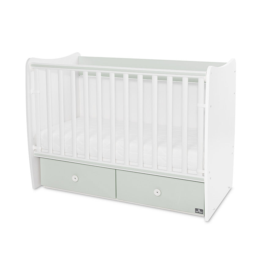 Легло Matrix New 60 120 Бяло Milky Green 2box Lorelli Classic