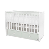 Легло Matrix New 60 120 Бяло Milky Green 2box Lorelli Classic