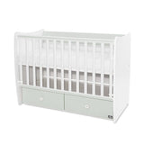 Легло Matrix New 60 120 Бяло Milky Green 2box Lorelli Classic