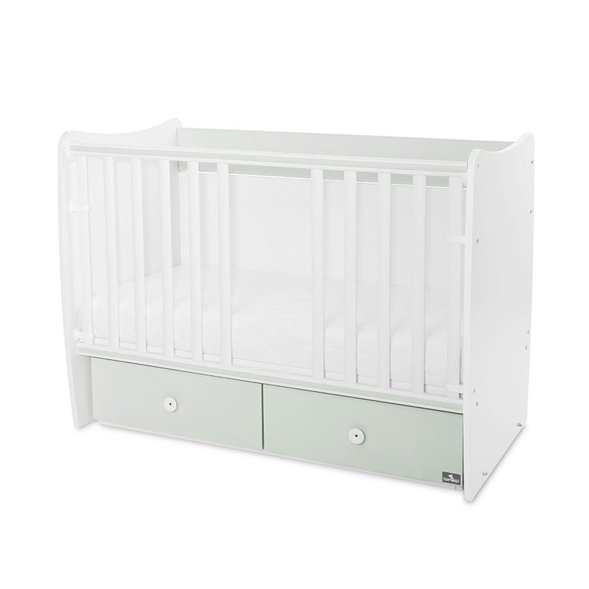 Легло Matrix New 60 120 Бяло Milky Green 2box Lorelli Classic