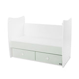 Легло Matrix New 60 120 Бяло Milky Green 2box Lorelli Classic