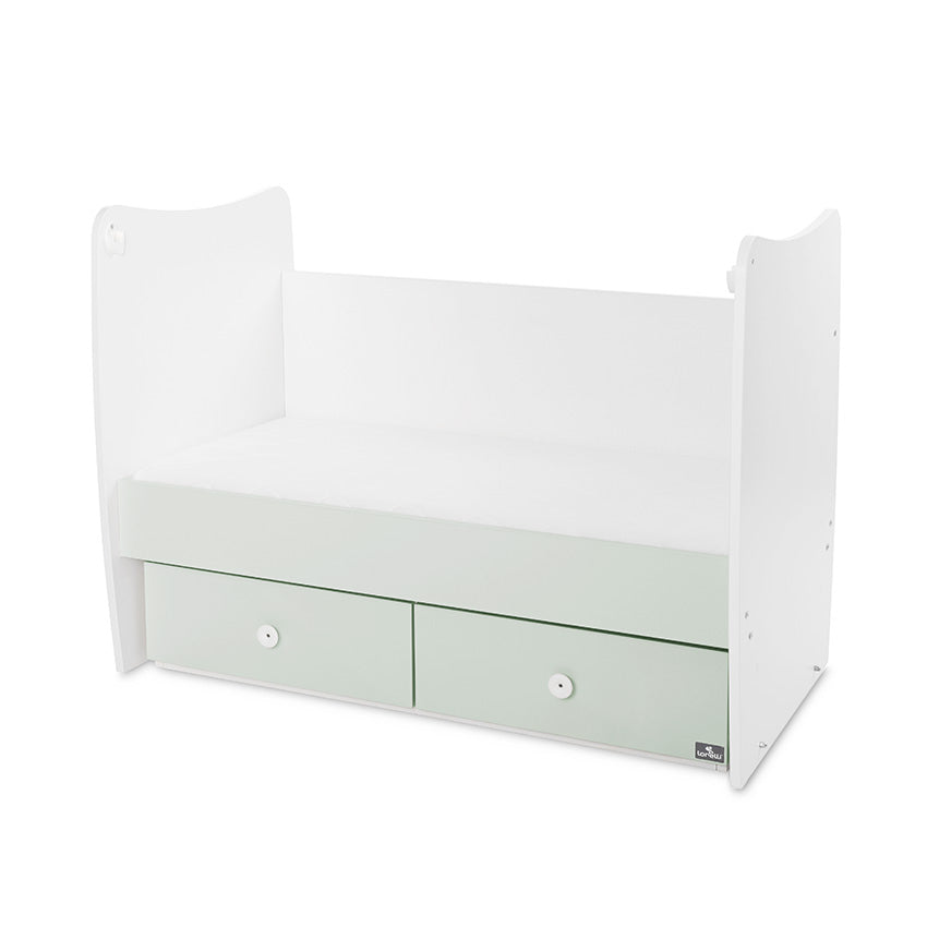 Легло Matrix New 60 120 Бяло Milky Green 2box Lorelli Classic