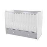 Легло Matrix New 60 120 Бяло Stone Grey 2box Lorelli Classic