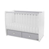 Легло Matrix New 60 120 Бяло Stone Grey 2box Lorelli Classic