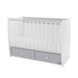 Легло Matrix New 60 120 Бяло Stone Grey 2box Lorelli Classic