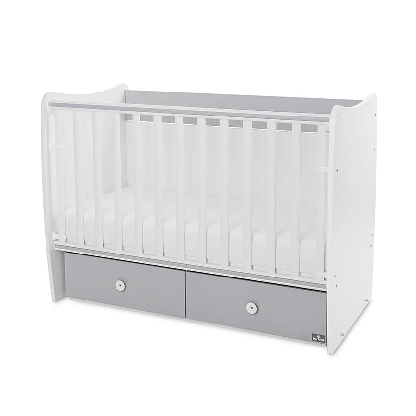 Легло Matrix New 60 120 Бяло Stone Grey 2box Lorelli Classic