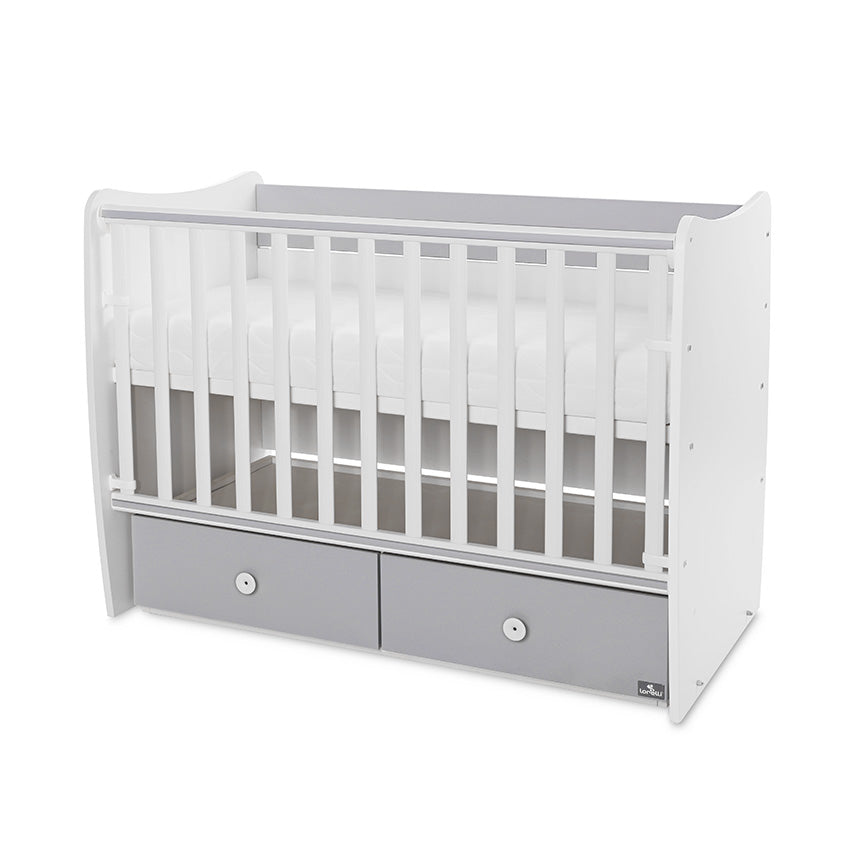 Легло Matrix New 60 120 Бяло Stone Grey 2box Lorelli Classic