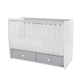 Легло Matrix New 60 120 Бяло Stone Grey 2box Lorelli Classic