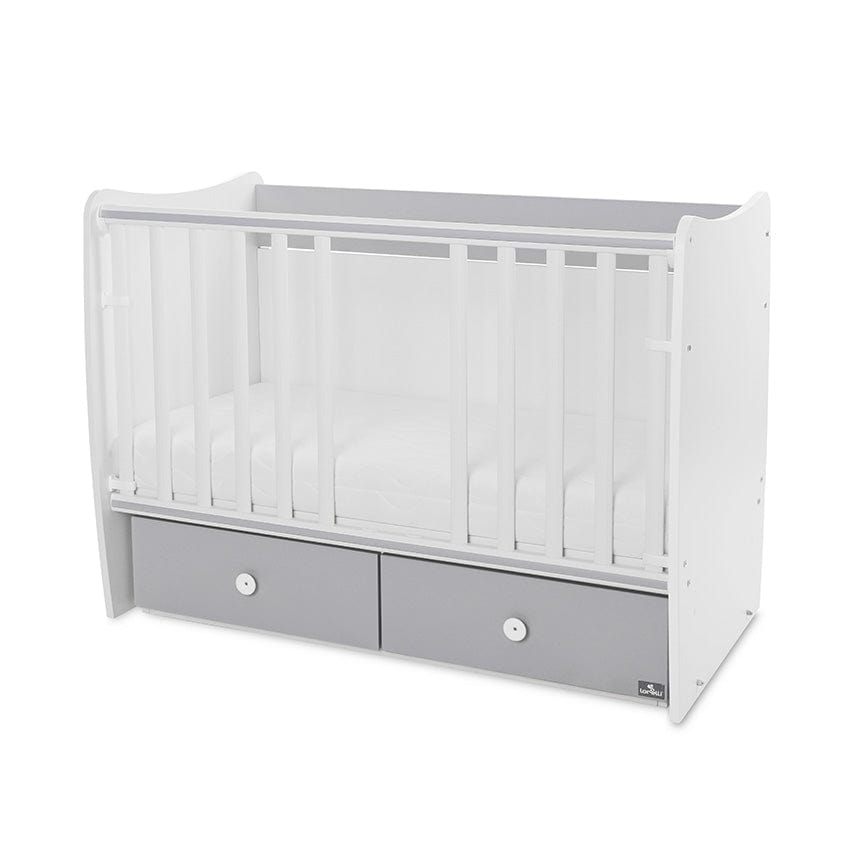 Легло Matrix New 60 120 Бяло Stone Grey 2box Lorelli Classic